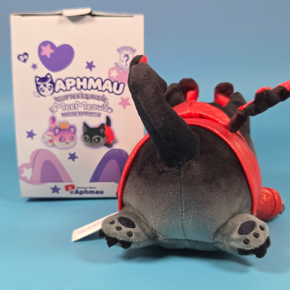 Aphmau MeeMeows Plushie Glitter Litter 6 - Shadow Aaron Cat