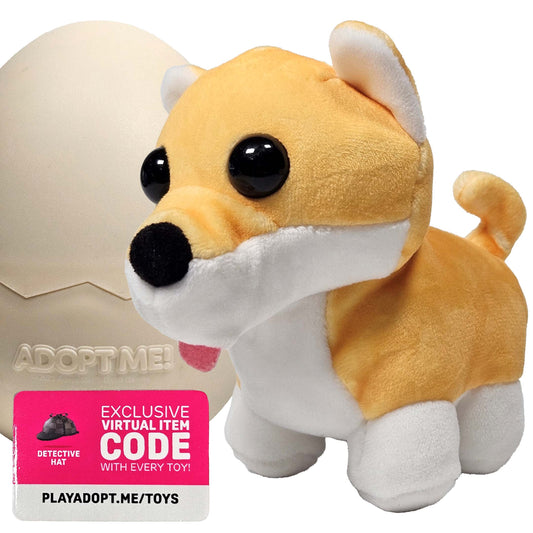 Adopt Me Surprise Plush Pets - Shiba Inu & Detective Hat Code