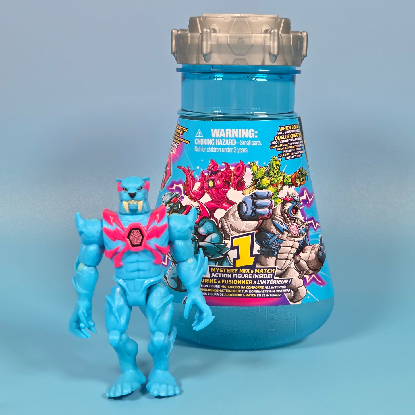 MrBeast Lab Hybrids Hyper Fusion Action Figures - Shockclaw Panther