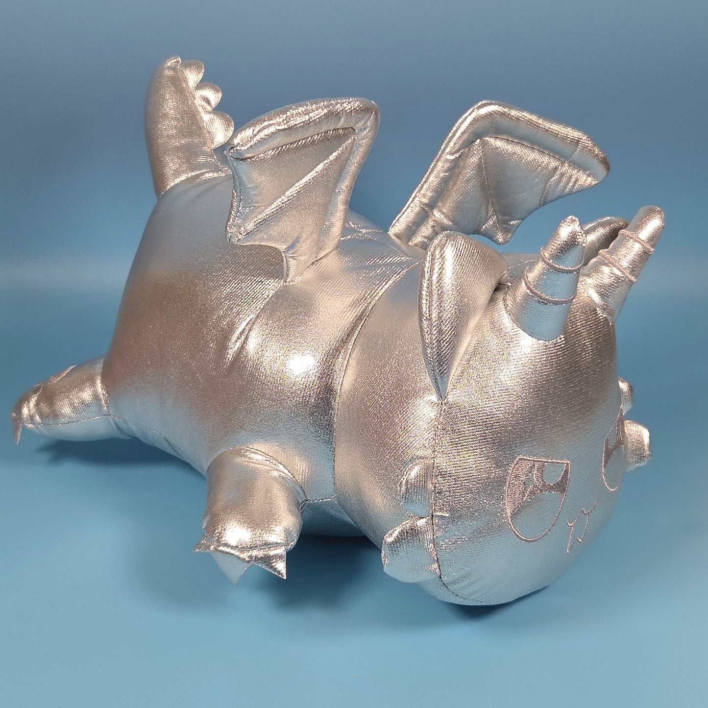 Aphmau MeeMeows Gemstone Dragons Classic Plush 11" - Silver Cat