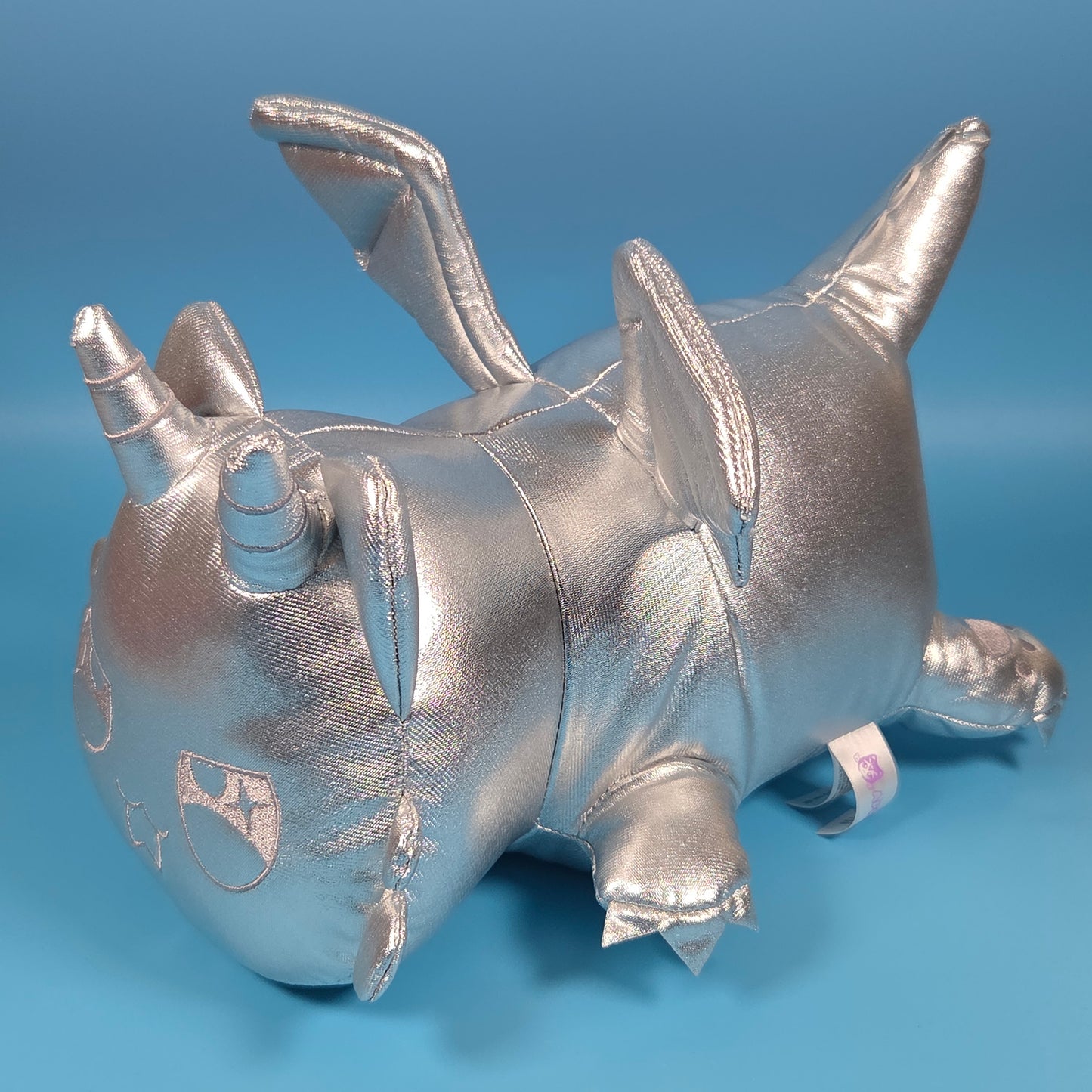 Aphmau MeeMeows Gemstone Dragons Classic Plush 11" - Silver Cat