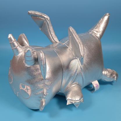 Aphmau MeeMeows Gemstone Dragons Classic Plush 11" - Silver Cat