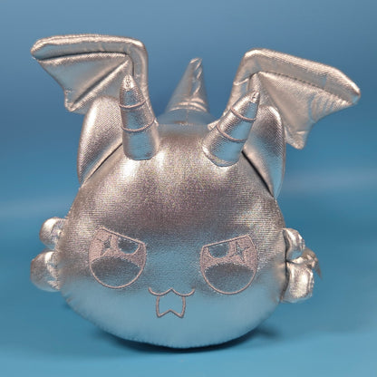 Aphmau MeeMeows Gemstone Dragons Classic Plush 11" - Silver Cat