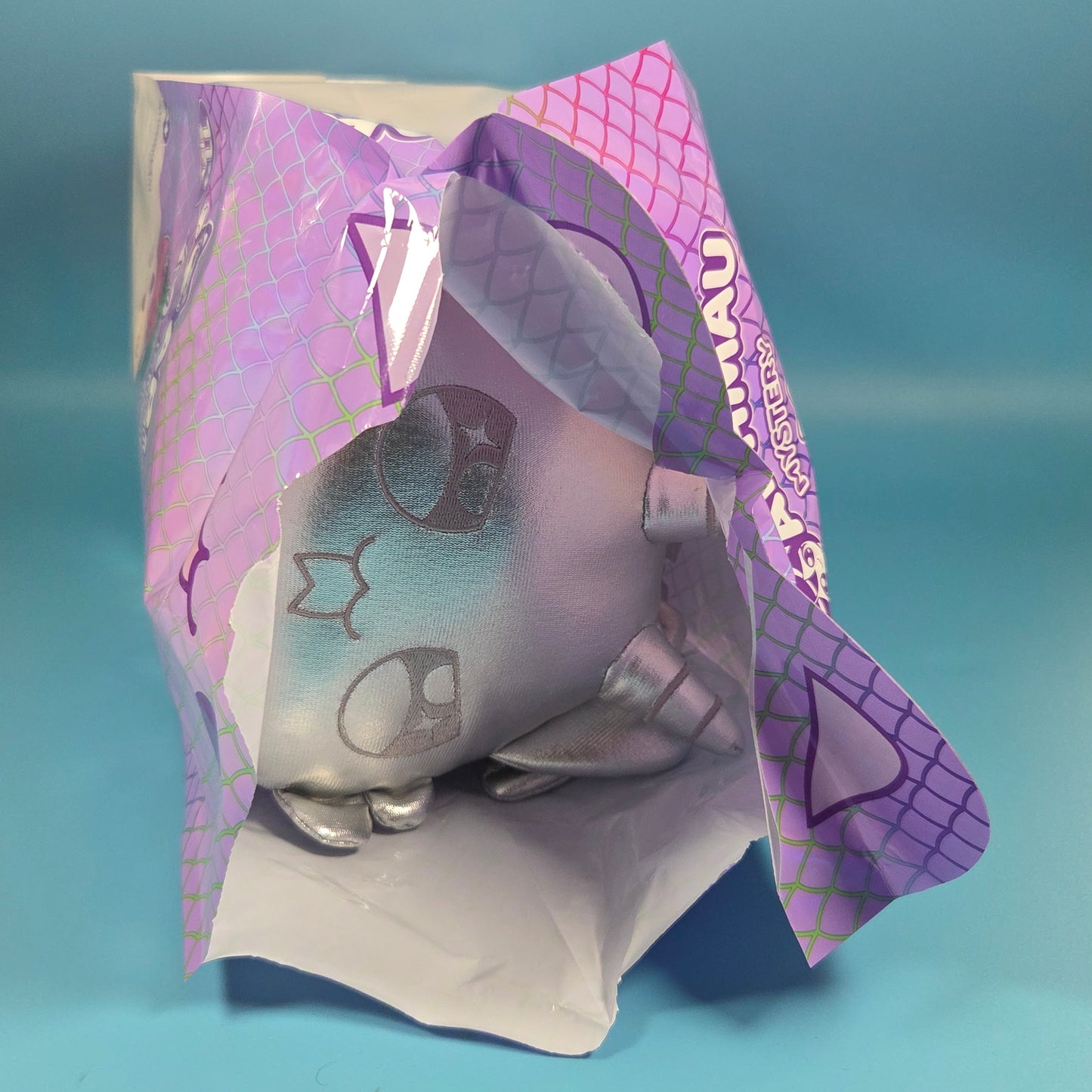 Aphmau MeeMeows Gemstone Dragons Classic Plush 11" - Silver Cat