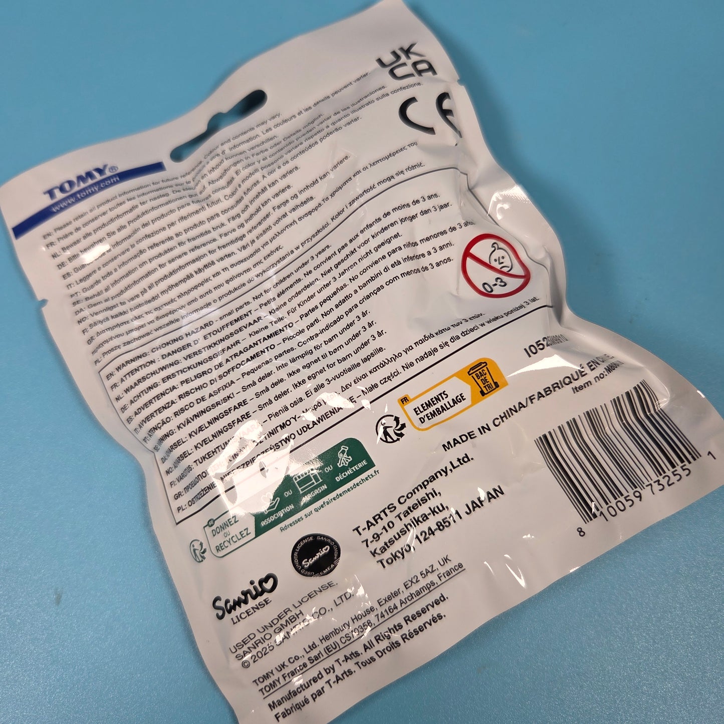 TOMY Twinchees Hello Kitty & Friends Sushi Figurine Blind Bag