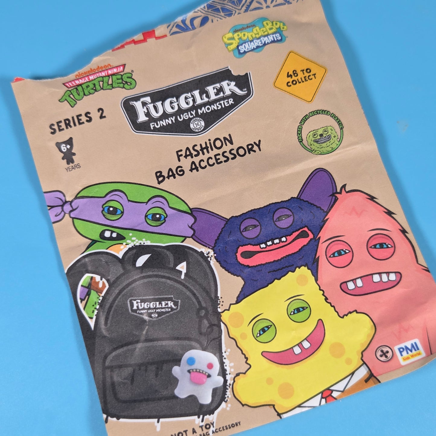 Fuggler Keychain Bag Accessory Series 2 - Sketchy Squirrel (Flocked Catch Me)