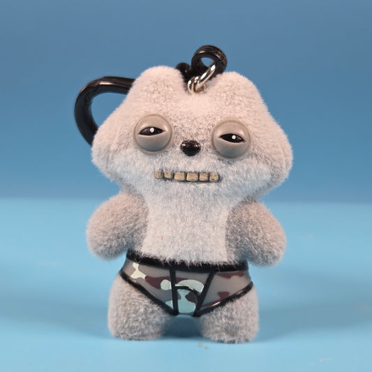 Fugglers Bag Clips - Sketchy Squirrel (Grey Flocked)