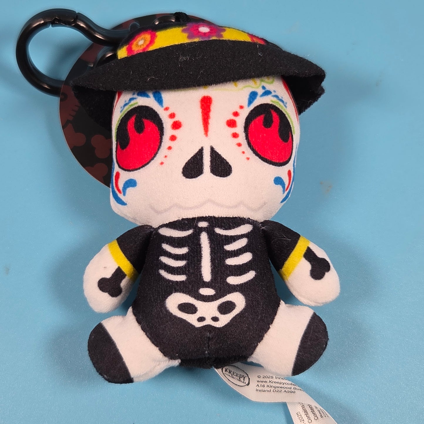 Skull Kapz Clip-on Plush - Toni - Day of the Dead (Rare)