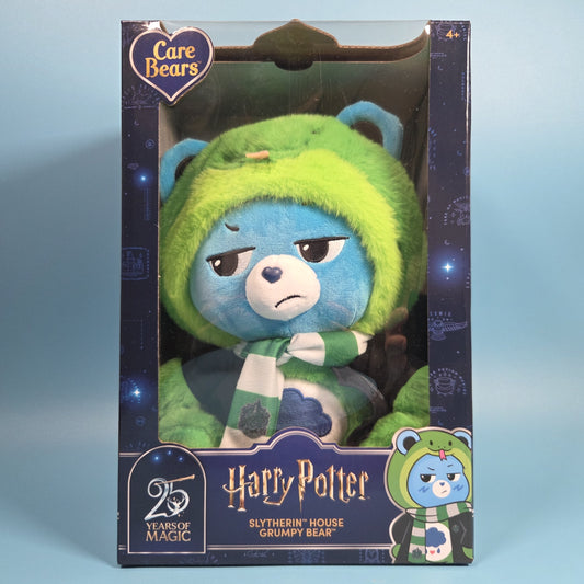 Care Bears × Harry Potter 12" Plush - Slytherin House Grumpy Bear