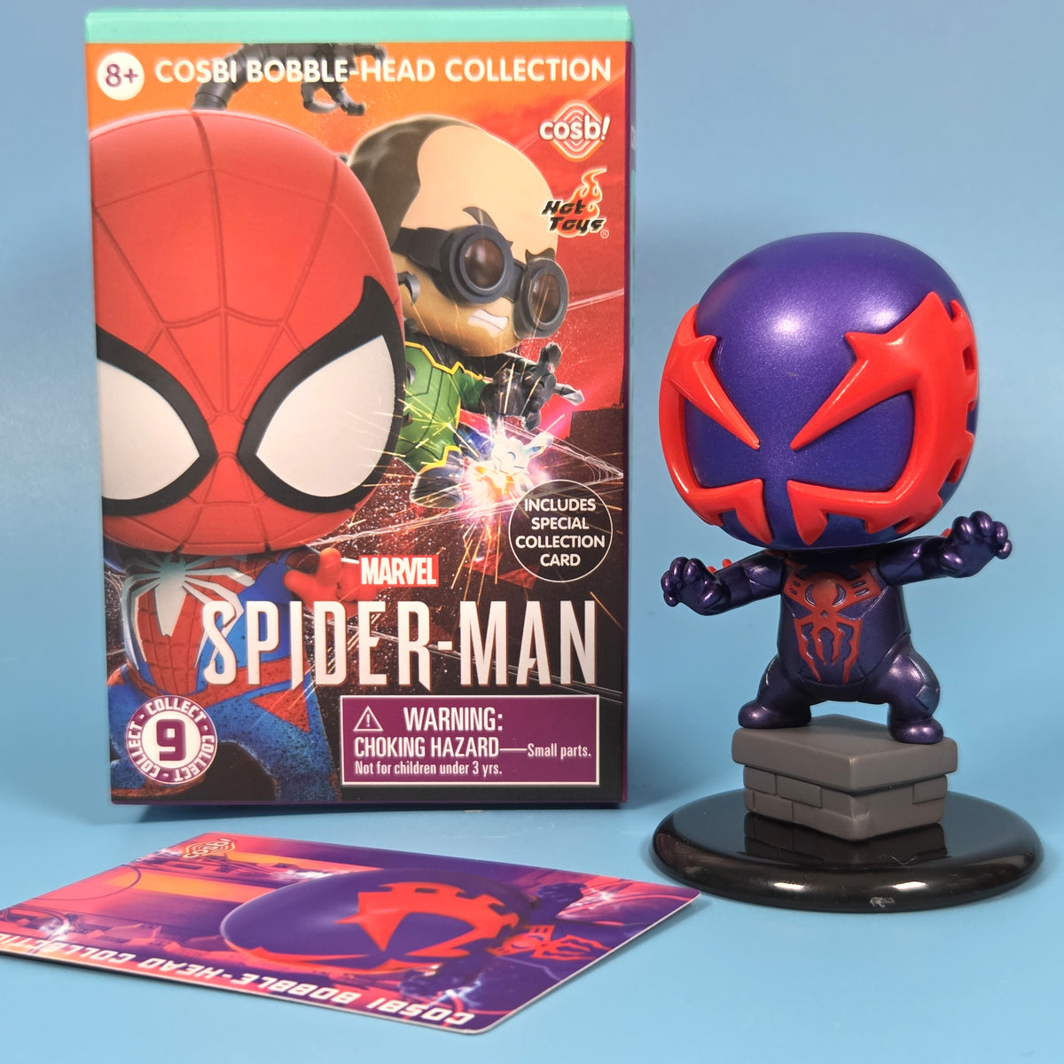 Hot Toys Cosbi Marvel's Spider-Man Bobble-Head Collection - Spider-Man (2099 Black Suit)