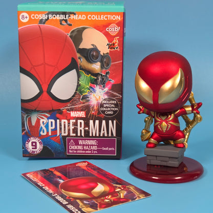 Hot Toys Cosbi Marvel's Spider-Man Bobble-Head Collection - Spider-Man (Iron Spider Armor) Chase