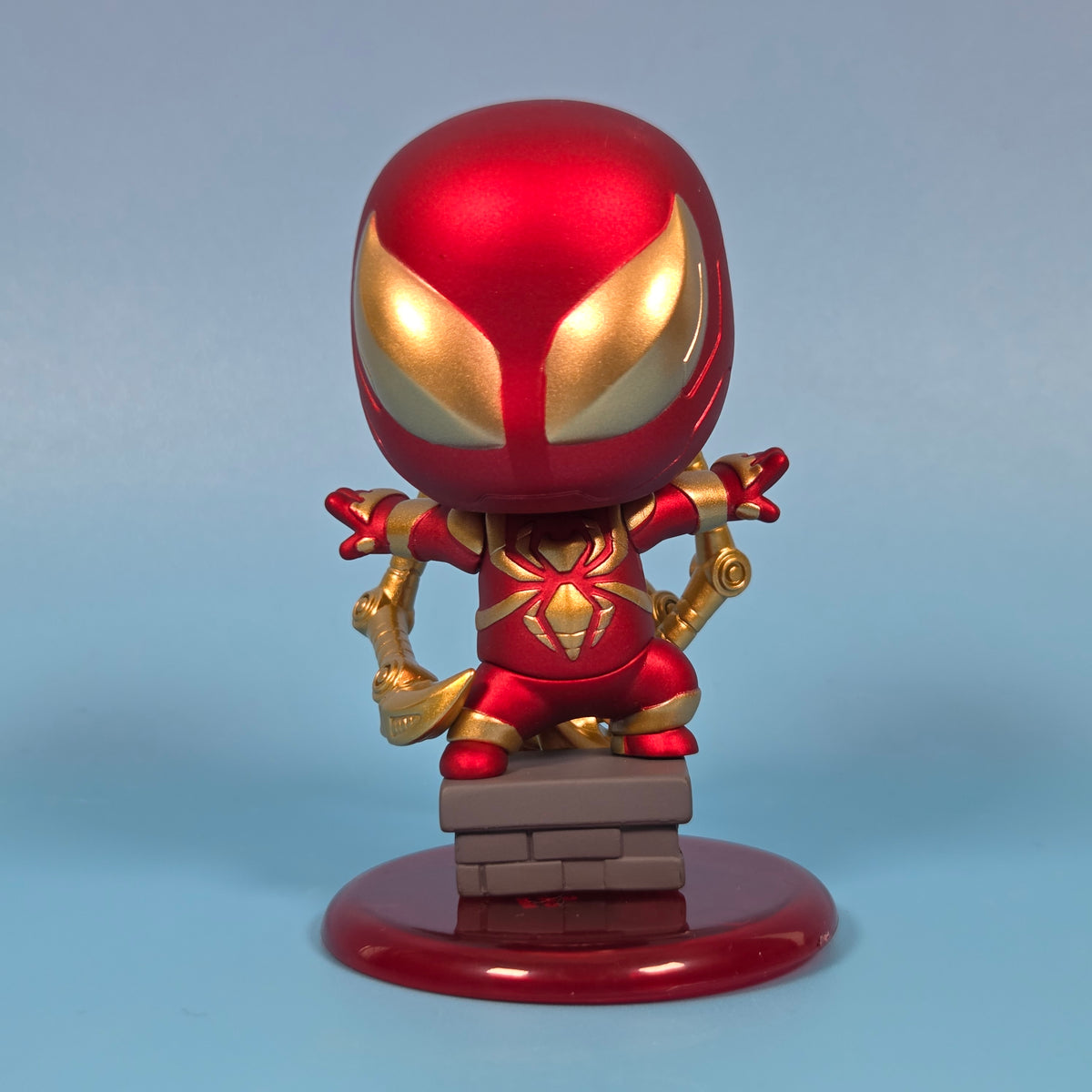 Hot Toys Cosbi Marvel's Spider-Man Bobble-Head Collection - Spider-Man (Iron Spider Armor) Chase