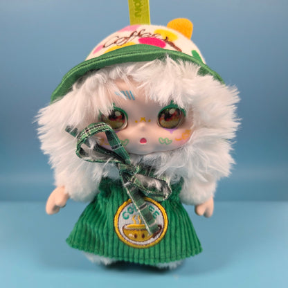 KIMMON Let's Cafe Plush Doll Pendant - Springtime Coffee Chat