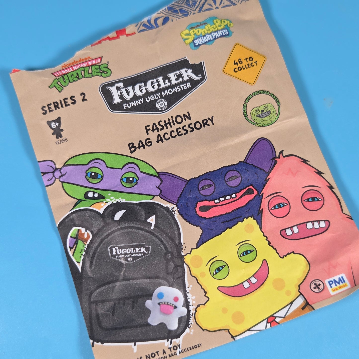 Fuggler Keychain Bag Accessory Series 2 - Squidge Donatello (Flocked Catch Me)