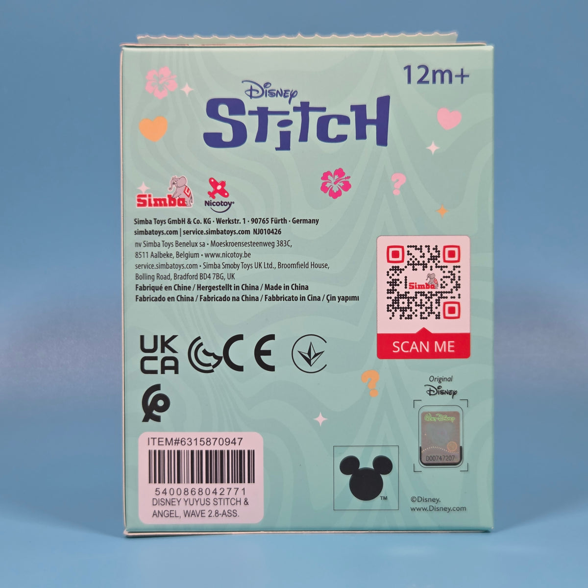 Disney YuYus Series 2 Stitch & Angel - Stitch (Spider)