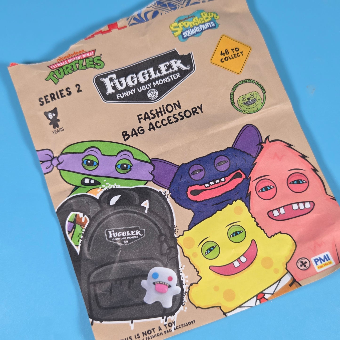 Fuggler Keychain Bag Accessory Series 2 - Suspicious Fox Leonardo (Flocked Catch Me)