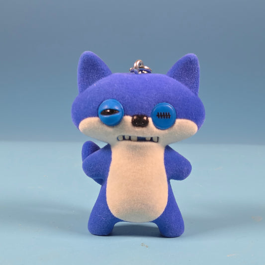 Fugglers Bag Keyring - Suspicious Fox (Flocked)