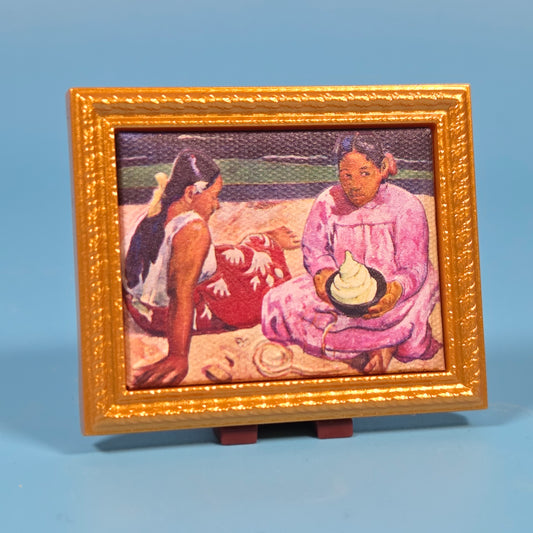 Mini Brands Masterpieces - Tahitian Women on the Beach Ice Cream Spoof (Gauguin)