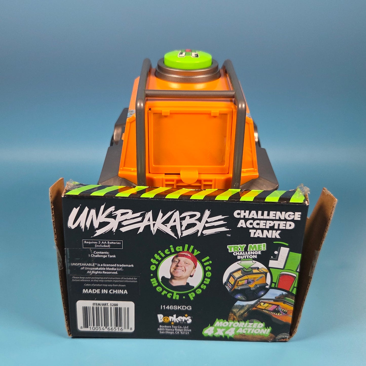 Unspeakable Challenge Accepted Tank