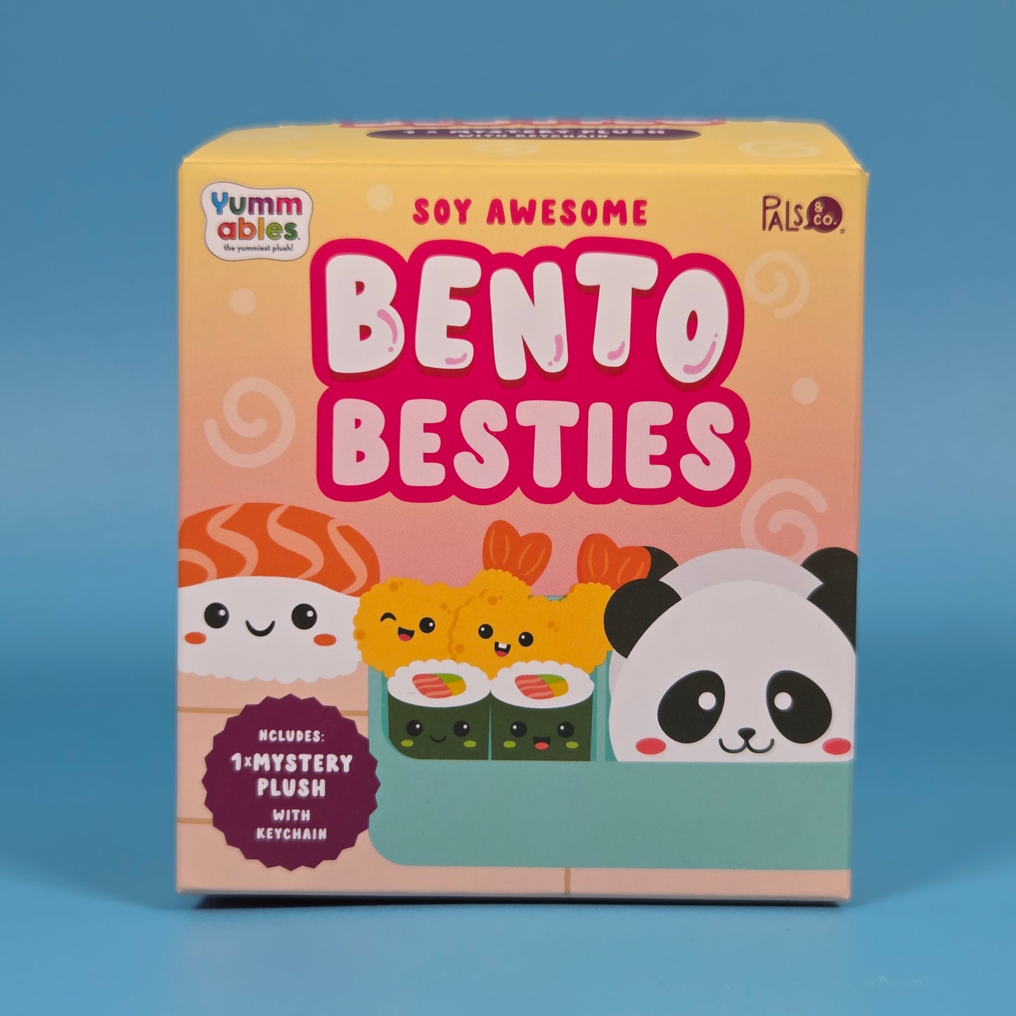 Yummables Bento Besties Plushie Keychain - Taro Boba