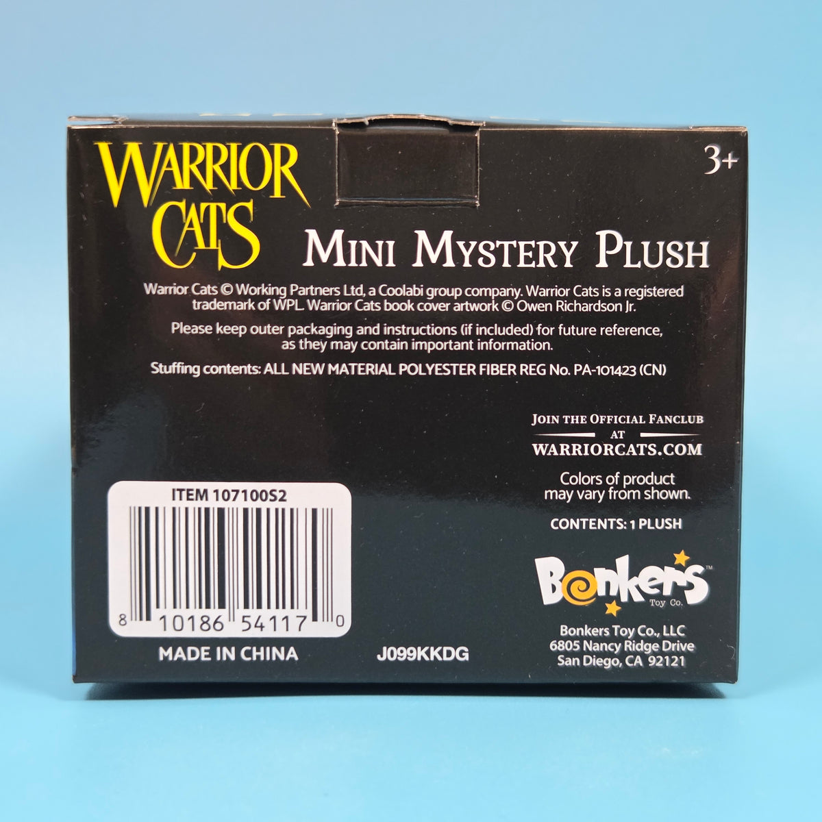 Warrior Cats Mini Mystery Plush Series 2 - Tawnypelt