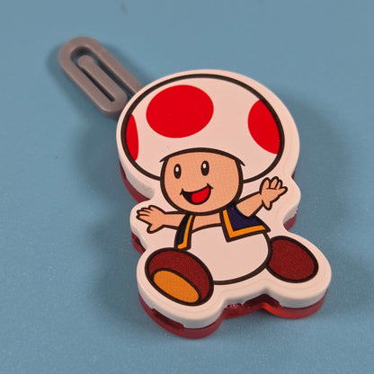 Super Mario Kinder Joy - Toad Paper Clip (VQ417)