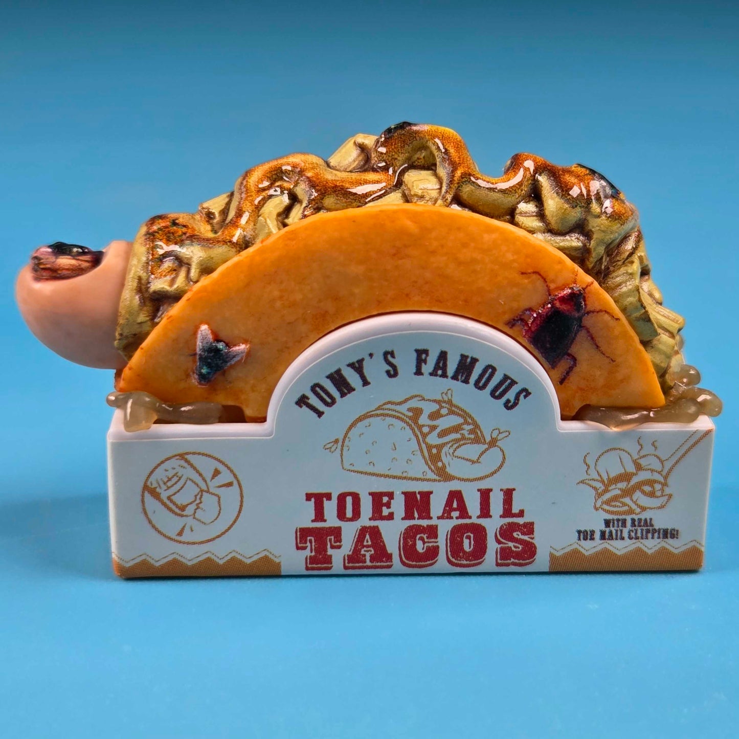 Zuru Mega Gross Minis Series 2 - Tony's Toenail Tacos (Glow in the Dark)