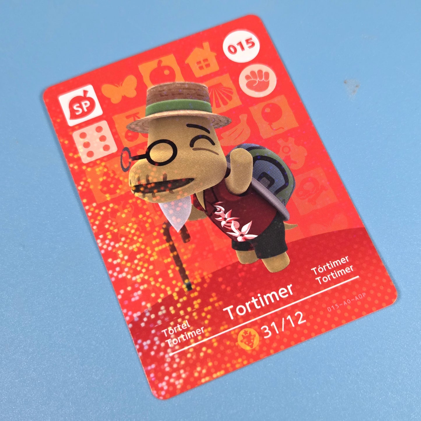 Animal Crossing Amiibo Cards Series 1 - Tortimer #15