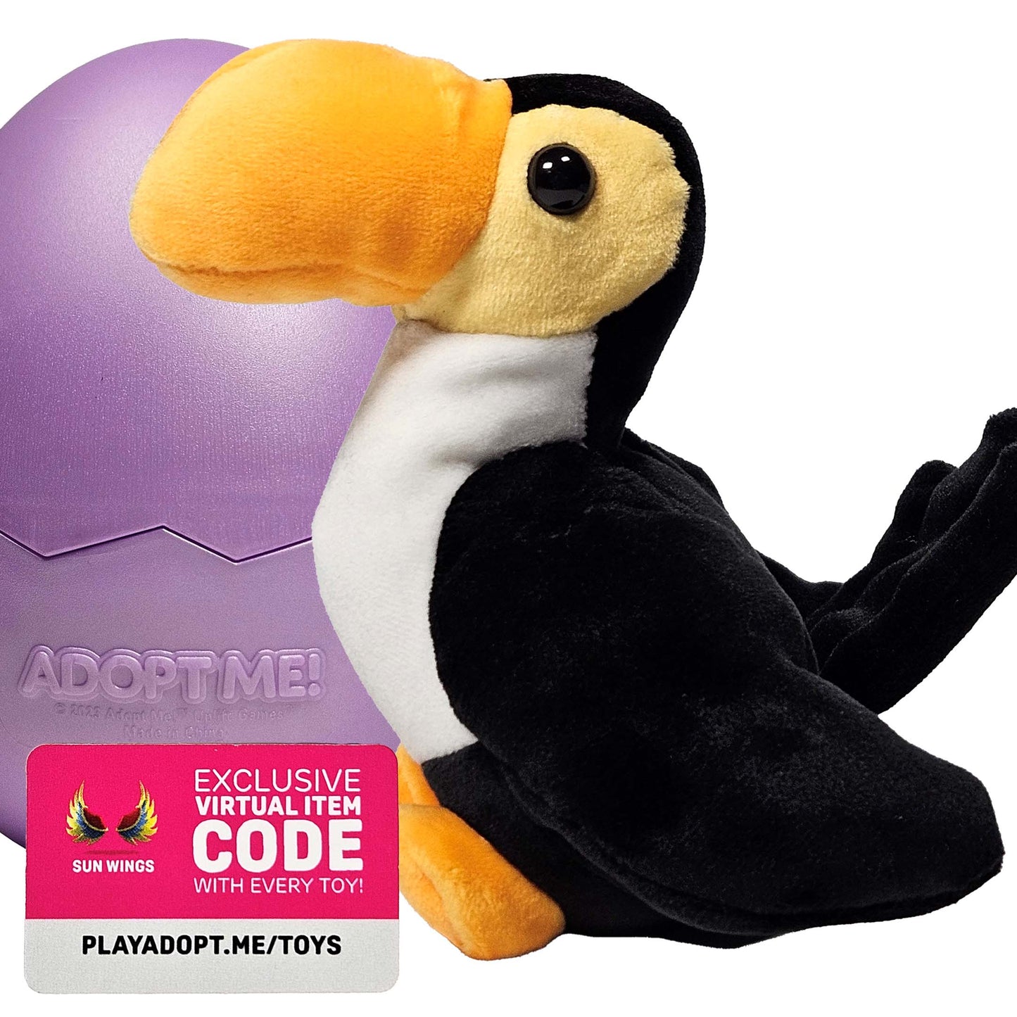 Adopt Me Surprise Plush Pets - Toucan & Sun Wings Code