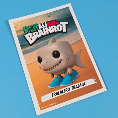 Skifidol Italian Brainrot Keychain - Tralalero Tralala