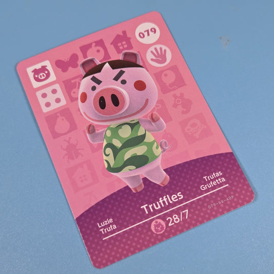 Animal Crossing Amiibo Cards Series 1 - Truffles #79