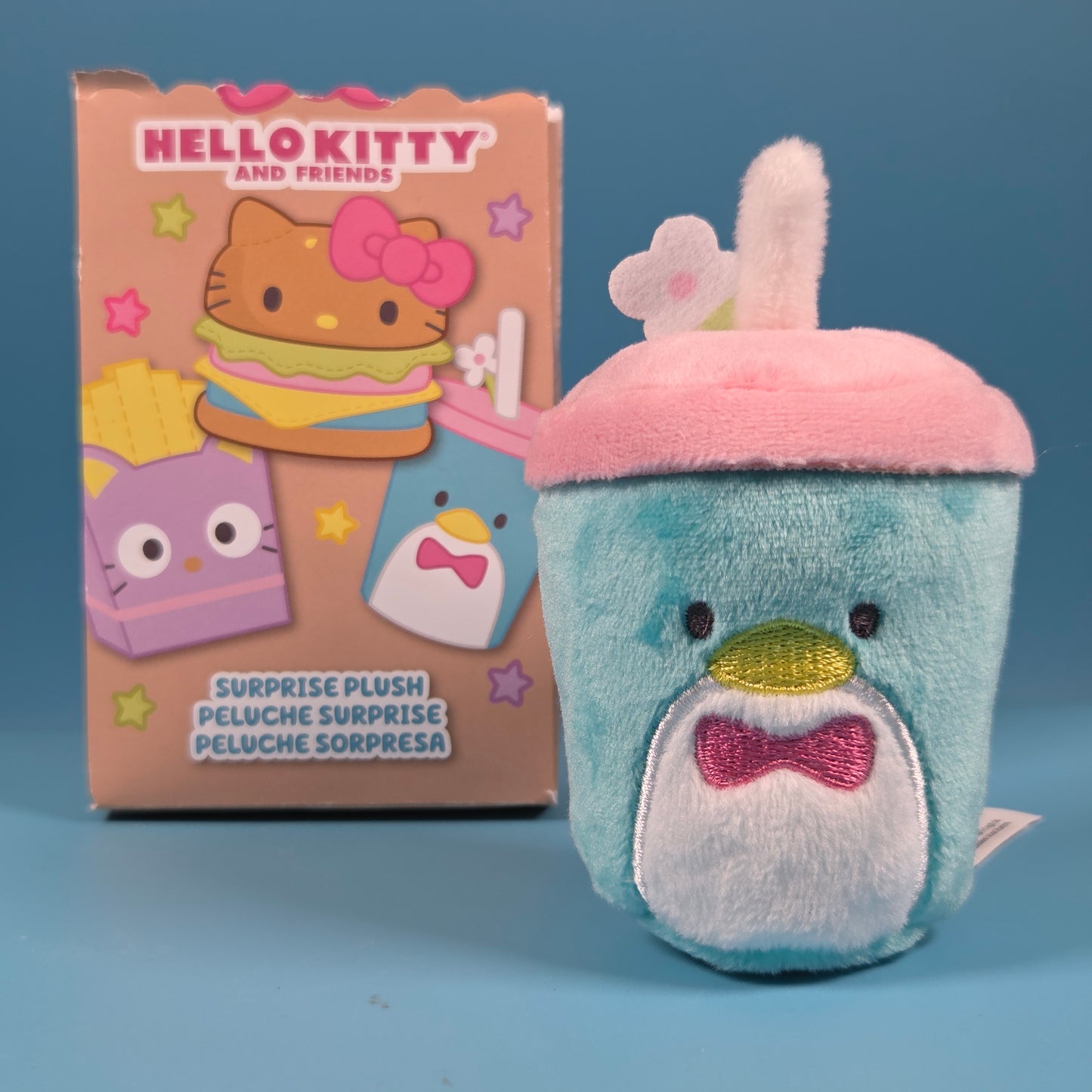 GUND Hello Kitty Surprise Plush Keychain - Tuxedo Sam Soda