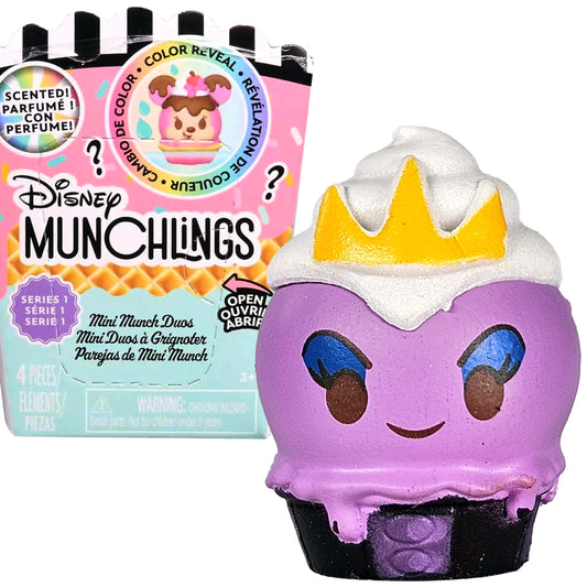 Disney Munchlings Mini Munch Series 1 - Ursula (RARE No Scent!) Lavendar Ice Cream Sundae