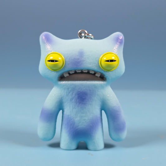 Fugglers Bag Keyring - Wide-eyed Weirdo (Blue Tied Dye)