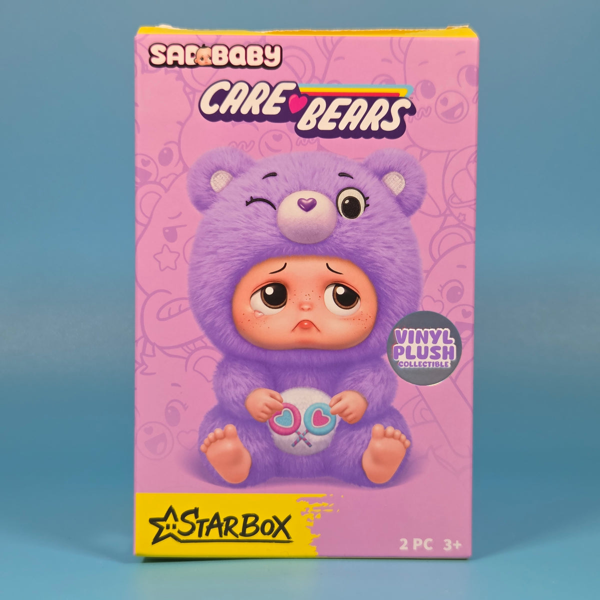 Starbox Sad Baby Care Bears Plush Keychains - Wish Bear