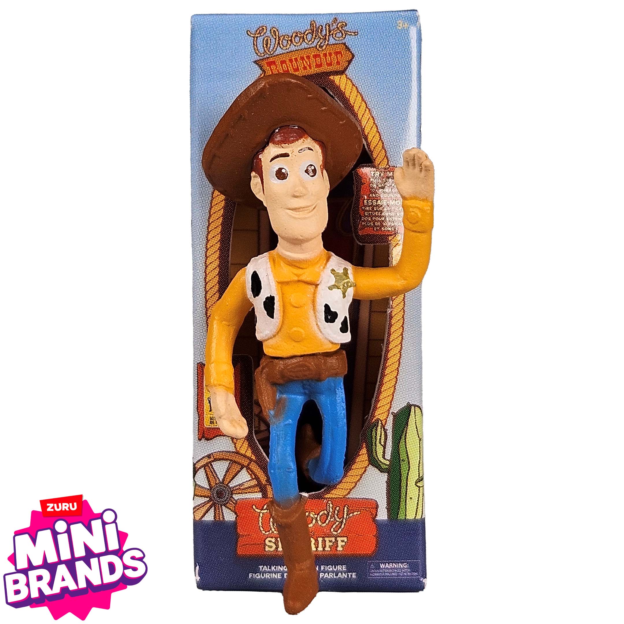 Disney Mini Brands Series 3 Toy Miniatures - Woody Sheriff Doll (Toy S ...