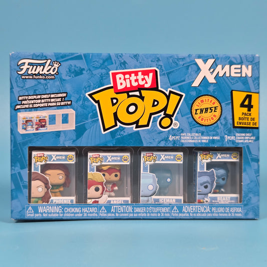 Funko Bitty Pop! X-Men Chase 4-Pack inc Phoenix, Angel, Iceman & Beast