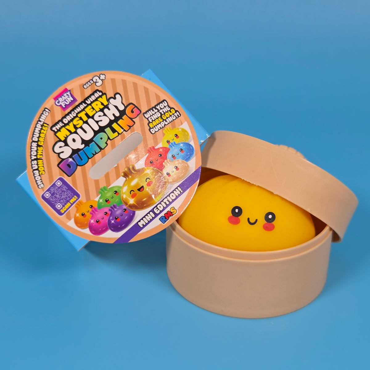 RMS Crazy Fun Mystery Squishy Dumpling Mini Edition - Yellow