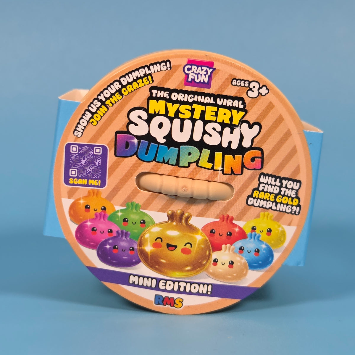 RMS Crazy Fun Mystery Squishy Dumpling Mini Edition - Yellow