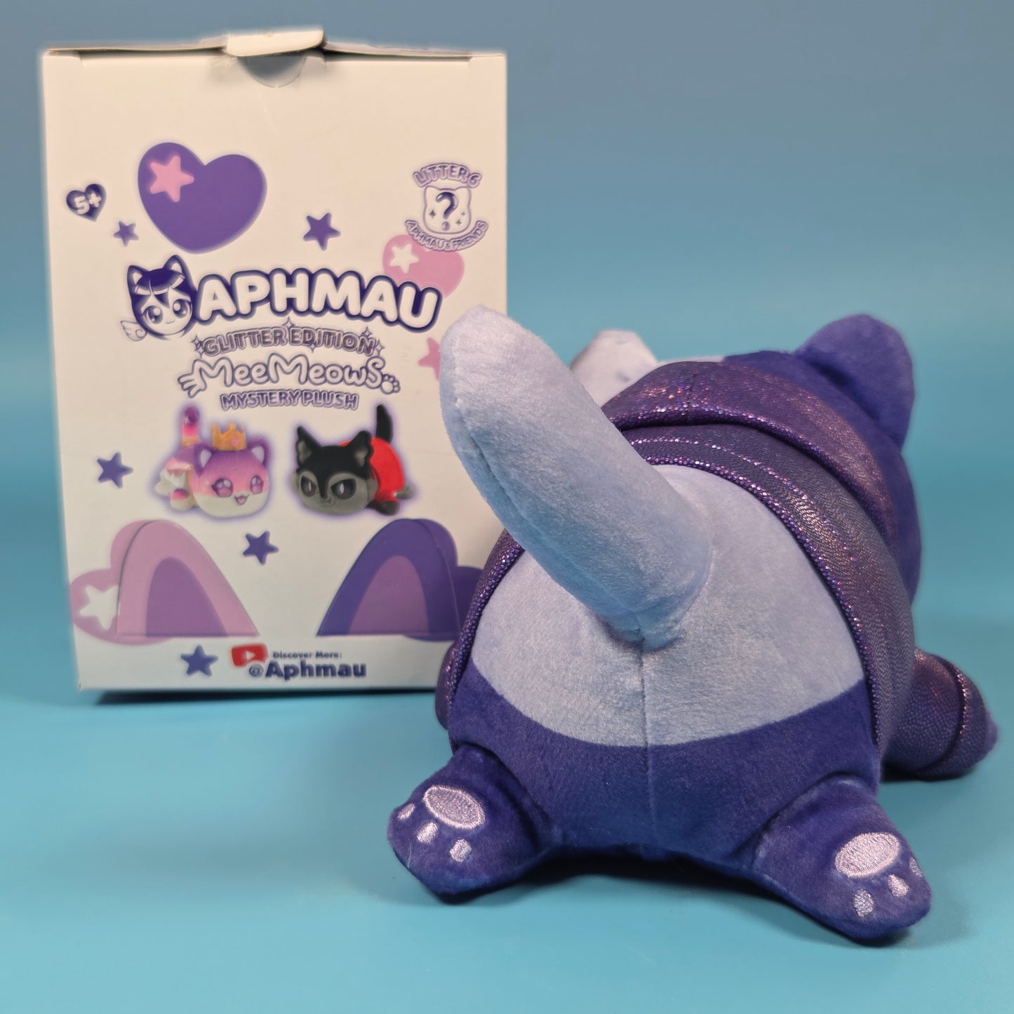 Aphmau MeeMeows Plushie Glitter Litter 6 - Zane Cat