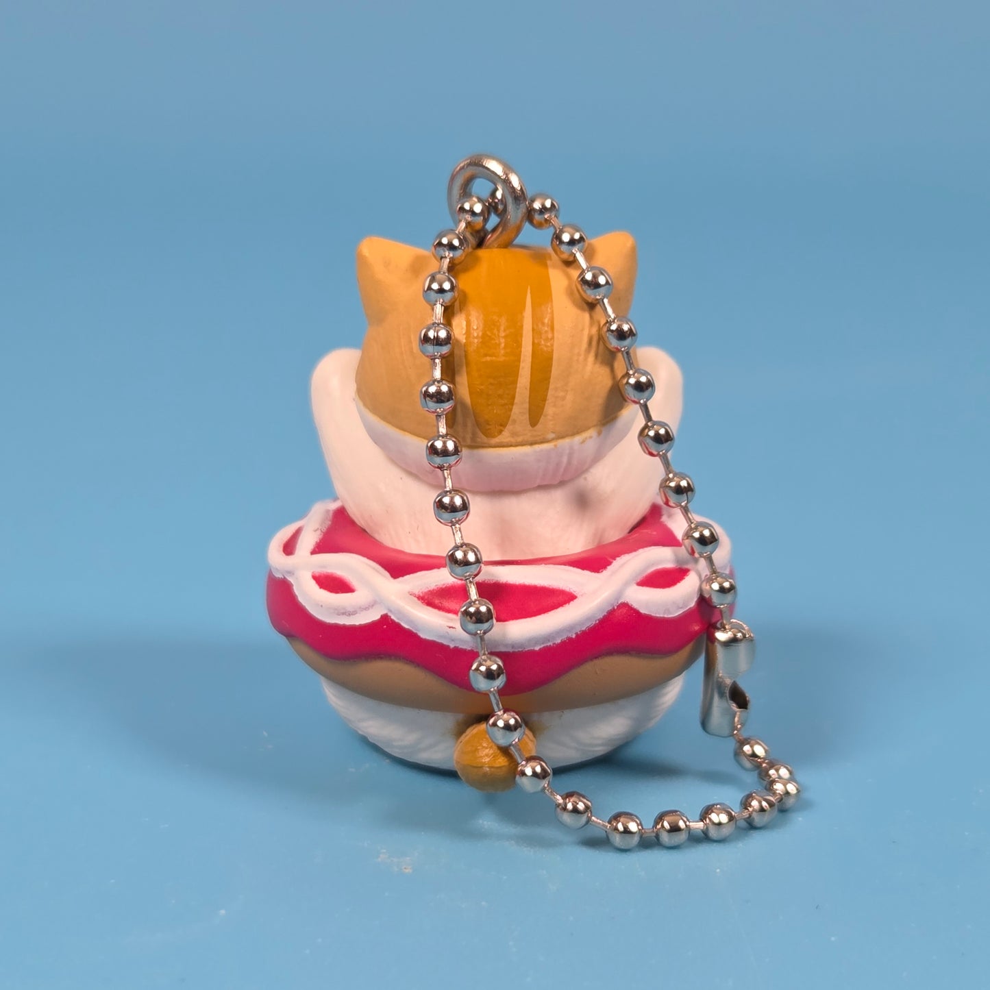 mofusand Doughnut Nyan Mascot Gashapon - Strawberry Doughnut Cat