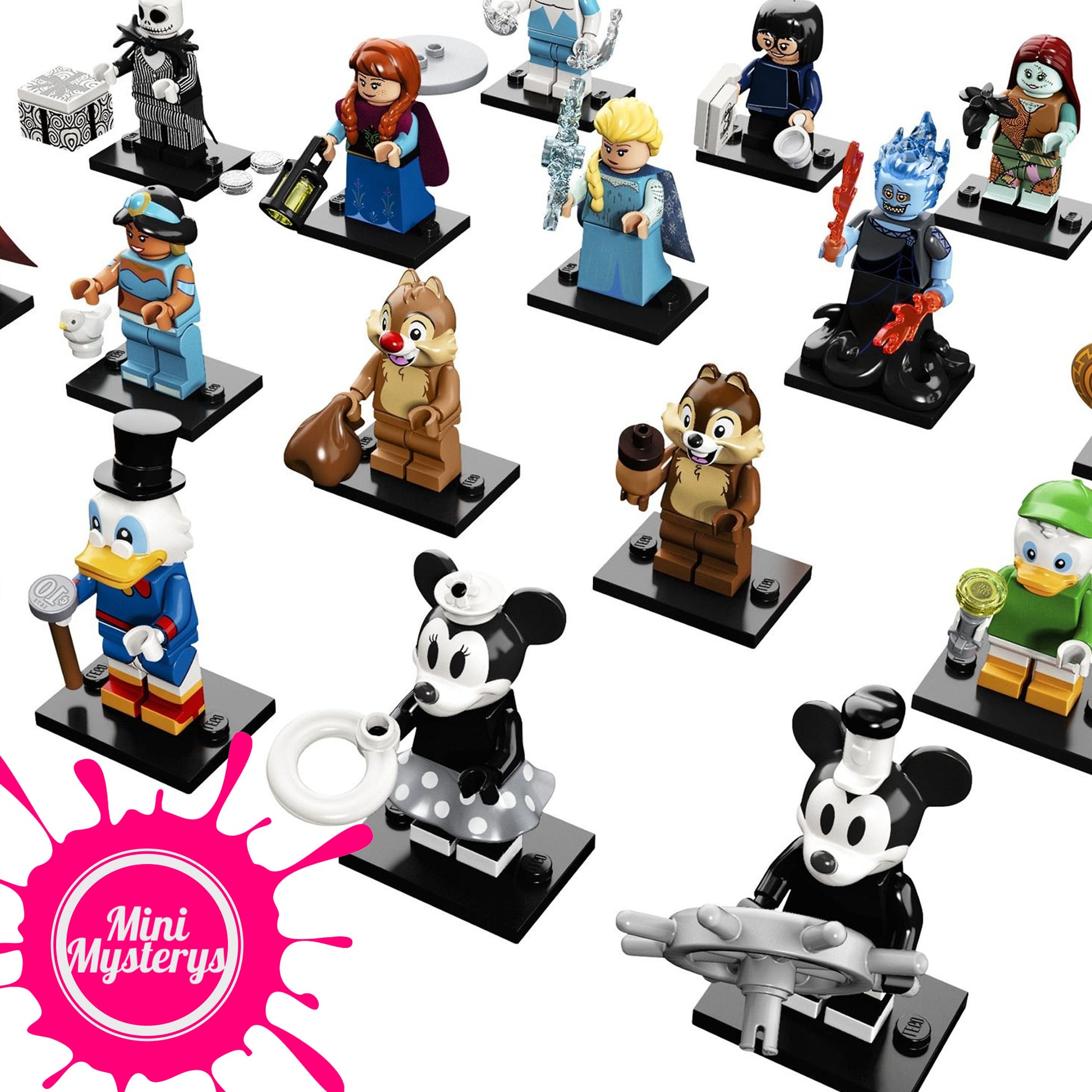  LEGO 71024 Disney Series 2 Mini Figures: Tick #3, Trick #4 and  Track #5 : Toys & Games