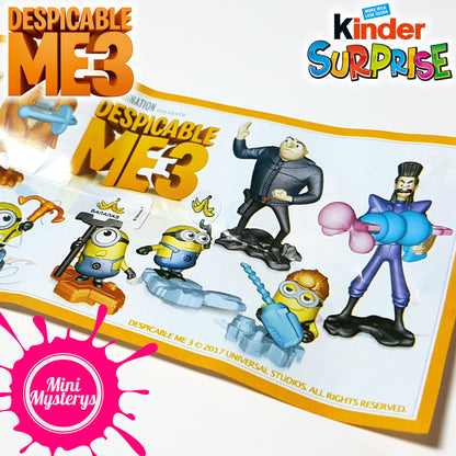 Despicable Me 3 Kinder Surprise Figures - Choose Yours