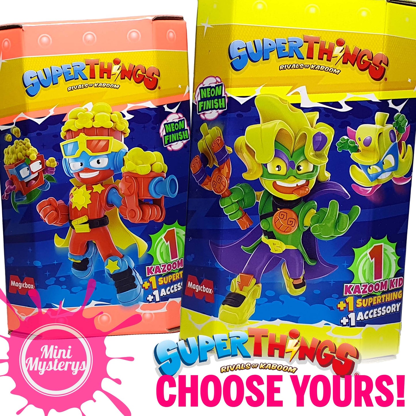 SuperThings Kazoom Kid Neon Power - Choose Yours – Mini Mysterys