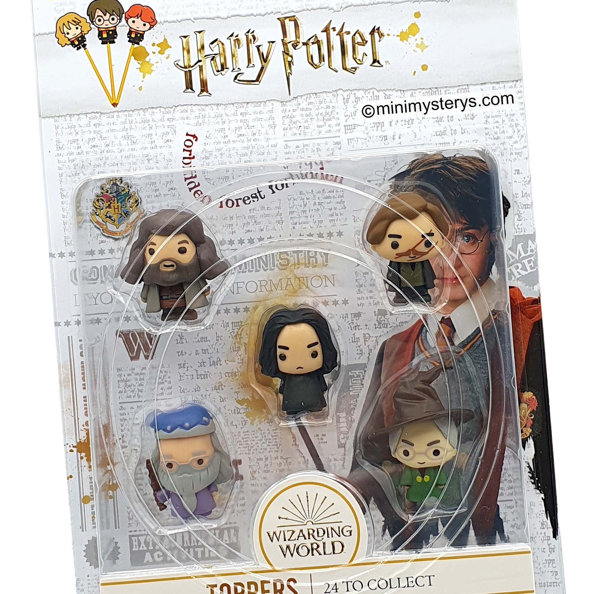 Harry Potter Pencil Toppers, Gifts, Toys, Collectibles - Set of 5 Harry Potter Figures for Writing, Party Decor - Death Eater, Voldemort, Lucius
