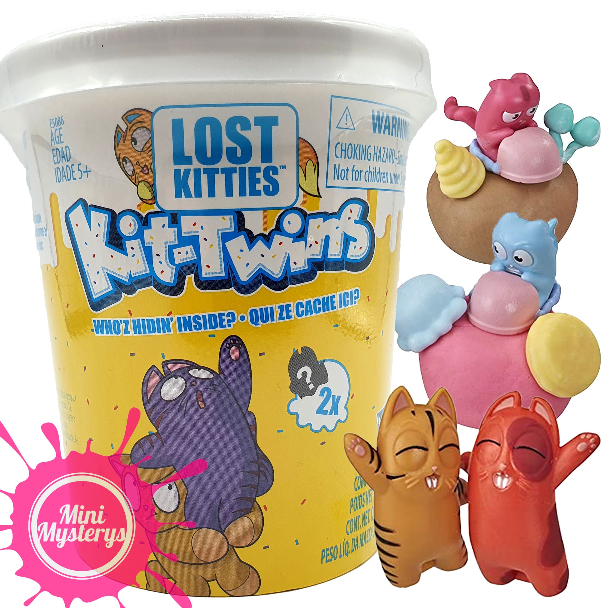 Lost Kitties Kit-twins 2 Mini Figuras Sorpres Serie 2 Hasbro