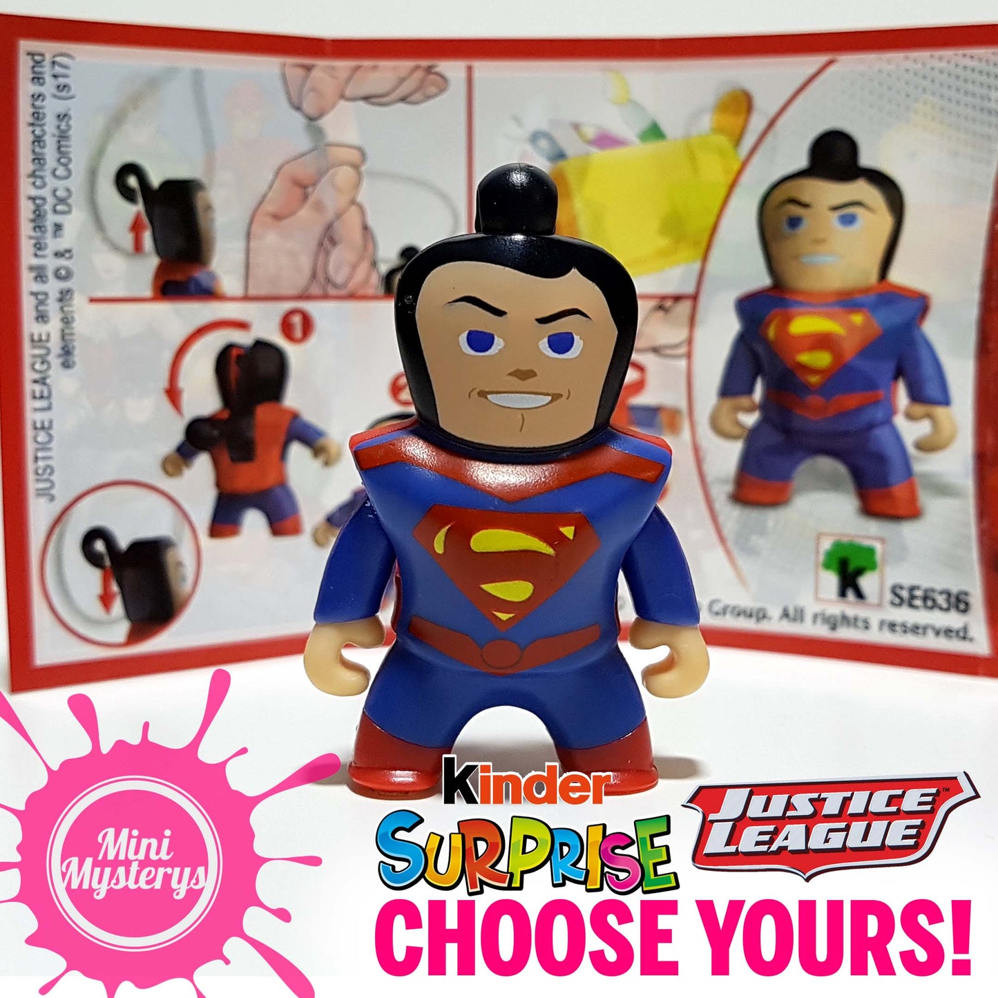 Justice League Kinder Surprise Figures - Choose Yours